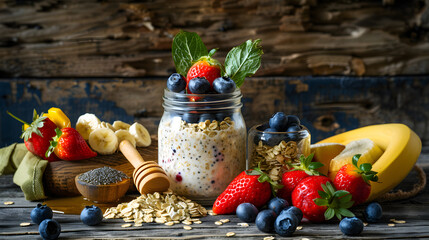 Upgrade your Morning Routine: Healthy, Delicious and Nutritious Recipe of Fruit Topped Overnight Oats 