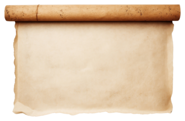 PNG  Old parchment paper scroll sheet vintage aged backgrounds document white background