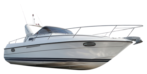 PNG Photo of speed boat vehicle yacht white background