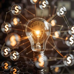 Illuminating Venture Capital:Funding to Ignite Innovative Ideas and Propel Entrepreneurial Success - obrazy, fototapety, plakaty