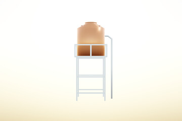 Water Tank 3D Rendered Image