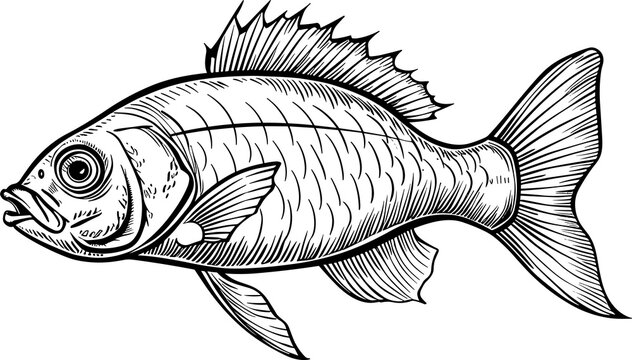 recommend clip art: Fish drawing clipart design illustration