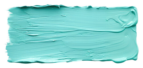 Fototapeta premium PNG Tiffany blue flat paint brush stroke backgrounds turquoise rectangle
