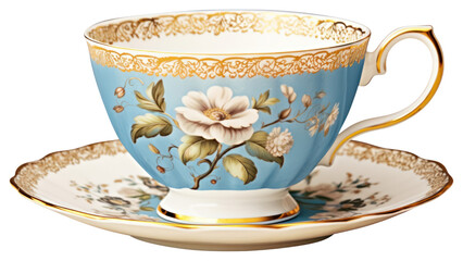 PNG  Tea cup holding porcelain saucer mug