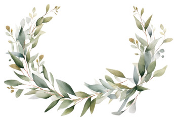 PNG  Wreath plant Eucalyptus wreath leaf headpiece