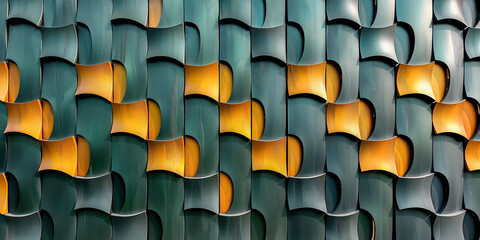 Obraz premium wall texture in dark green and yellow surface, background and wallpapet, abstract background design