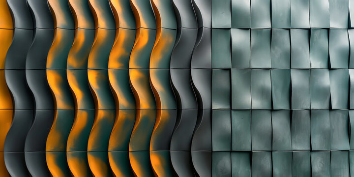 wall texture in dark green and yellow surface, background and wallpapet, abstract background design
