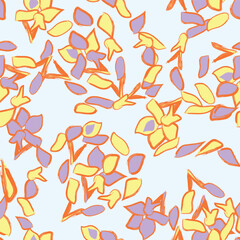Pastels Paisley abstract Seamless Pattern Design