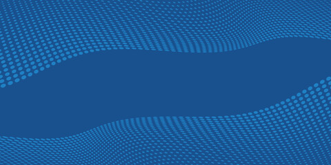 波　青　テクノロジー　曲線　背景	