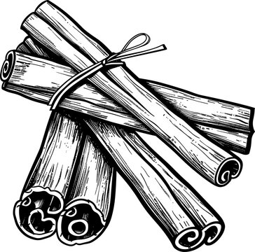 recommend clip art: Cinnamon clipart design illustration