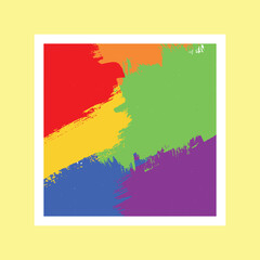 Pride day wishes or greeting six watercolor background social media post or banner design awareness, human rights, colors, decoration, gay, june, celebration, support, event, heart, sex, transgender,