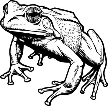 recommend clip art: Frog clipart design illustration