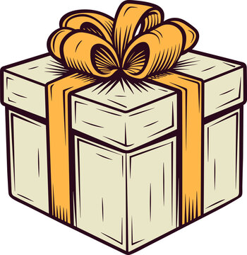 recommend clip art: Gift box clipart design illustration