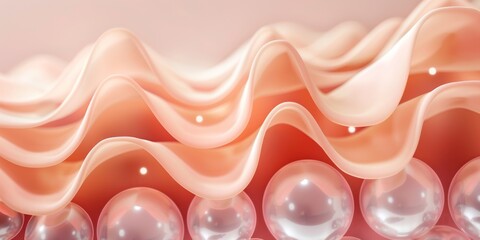 Serum under layer of skin cells