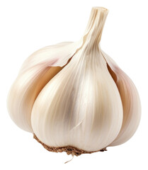 PNG  Garlic vegetable food white background