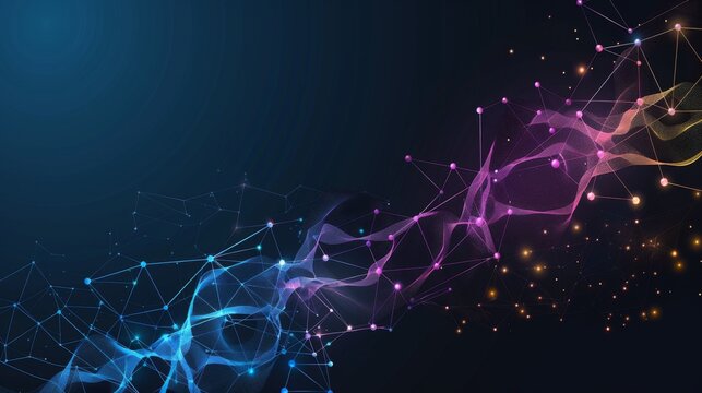 Molecular abstract structure and genetic engineering, healthcare and medicine background