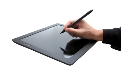 PNG  Graphic designer electronics computer female