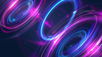 Obraz premium glowing Neon Color Futuristic abstract Background