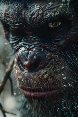 Creature's Instincts Challenged in Zombie-Infested Forest with 3D Rendering