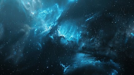 Fototapeta premium Galaxy with nebula and stars in space. Outer space background. Galaxy background