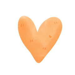 orange heart
