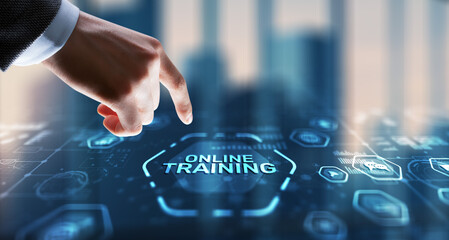 Training online Webinar E-learning Skills Business Concept - 785920014