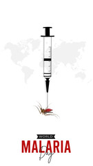 World Malaria Day Awareness Day Social Media Poster Design