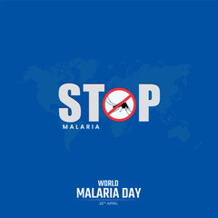 World Malaria Day Awareness Day Social Media Poster Design