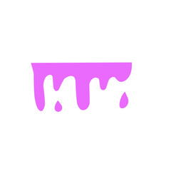 purple liquid dripped