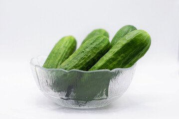 Cucumbers in bowl 2