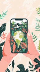 This app guides users in creating personal climate action plans, tracking carbon footprints towards sustainable lifestyle goals.