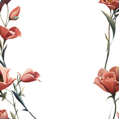 Flower frame background_11