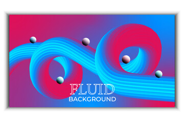 Modern background and fluid background design