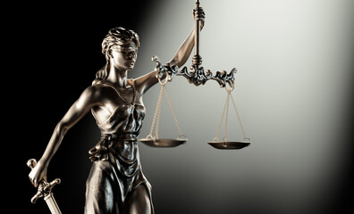 Legal Concept: Themis is Goddess of Justice and law - 785932089