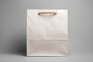 blank white bag