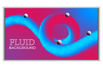 Unique Fluid Background Design