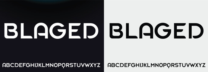 Modern Bold Font. Regular Italic Number Typography urban style alphabet fonts for fashion, sport, technology, digital, movie, logo design, vector illustration