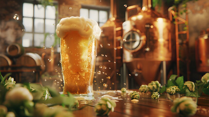 Golden Ale: A Craft Beer Brewed With Tradition & Passion - obrazy, fototapety, plakaty