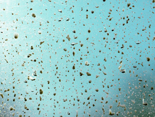 Dirt on the car glass. Abstract background