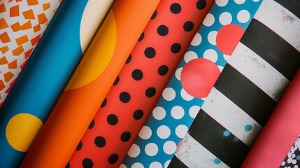 Retro Patterns Photograph retro-inspired patterns such as polka dots, stripes, or geometric shapes,...