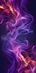 Obraz premium minimalist abstract wallpaper purple fire