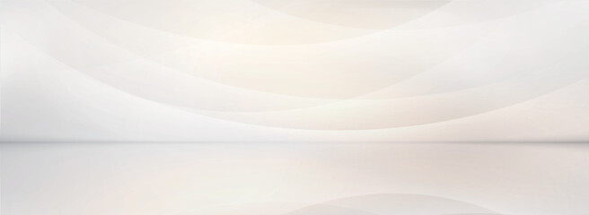 ゴールドラインの高級感なコンセプトの抽象的なモダンな白い背景	