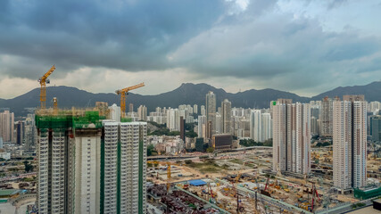 the cityscape east of kowloon , hong kong April 14 2024