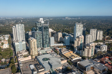 The New South Wales northern  Sydney suburb of Chatswood. - 785942664