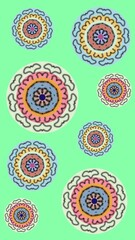 seamless pattern with paisley