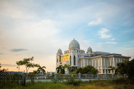 Perlis,  Malaysia - July 14, 2024: A view of Ministry of Interior Office in Perlis, Malaysia.