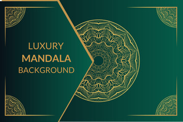 Creative luxury decorative mandala background
