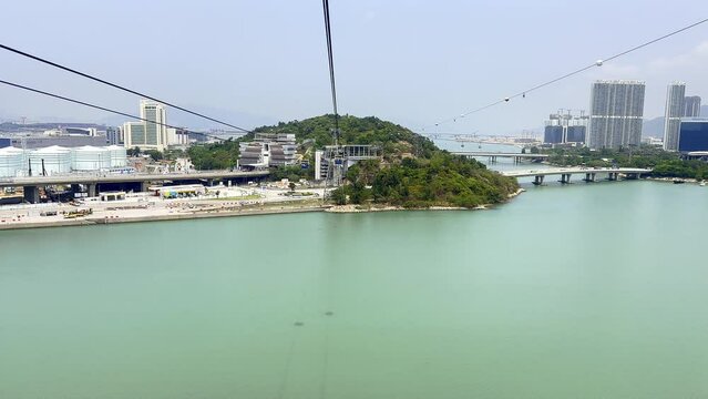 Ngong Ping 360, Hong Kong - Apir 14th 2024 - 
Ngong Ping 360 is a bicable gondola lift on Lantau Island in Hong Kong.