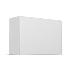 Paper Box Mockup Isolated on Background. 3D Rendering