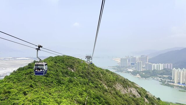 Ngong Ping 360, Hong Kong - Apir 14th 2024 - 
Ngong Ping 360 is a bicable gondola lift on Lantau Island in Hong Kong.